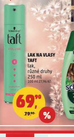 Penny Market Taft lak na vlasy nabídka