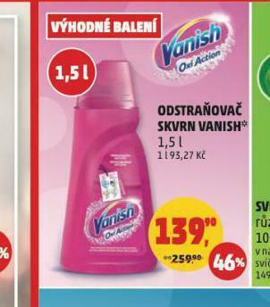 Penny Market Vabish odstraňovač skvrn nabídka