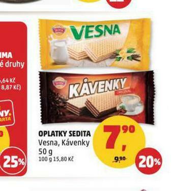 Penny Market Oplatky sedita nabídka