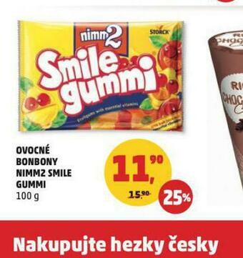 Penny Market Ovocné bpnbony nimm2 smile gummi nabídka