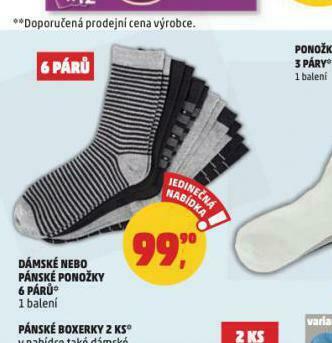 Penny Market Ponožky nabídka