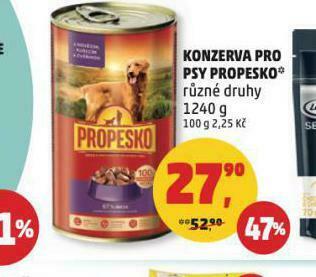Penny Market Propesko konzerva pro psy nabídka