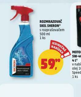 Rozmrazovač skel sheron
