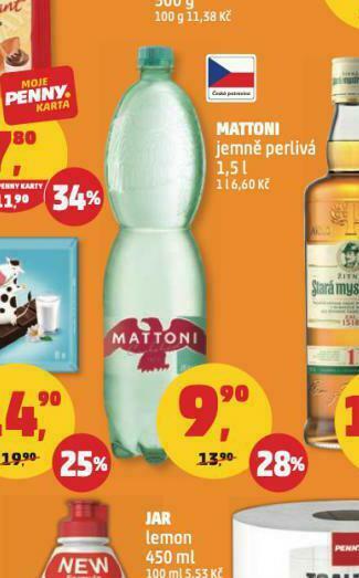 Penny Market Mattoni jemně perlivá nabídka