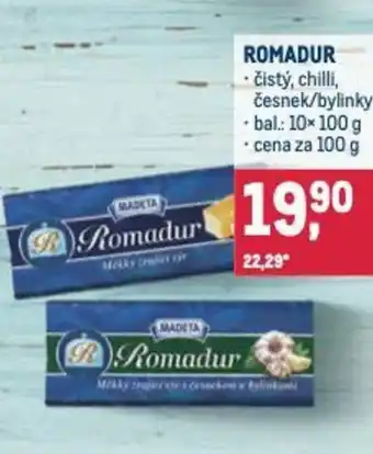 Makro ROMADUR nabídka