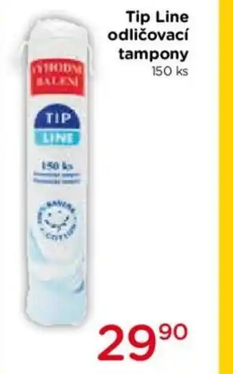 TOP drogerie Tip Line odličovací tampony nabídka