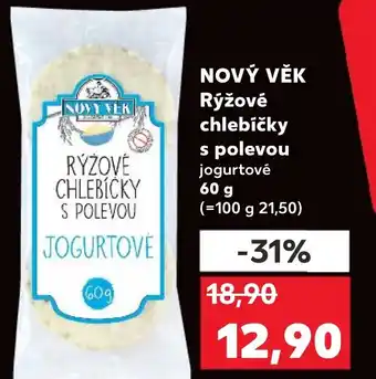 Kaufland NOVÝ VĚK Rýžové chlebíčky s polevou nabídka