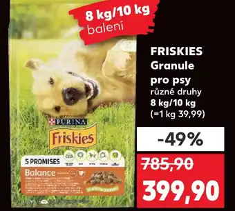 Kaufland FRISKIES Granule pro psy nabídka