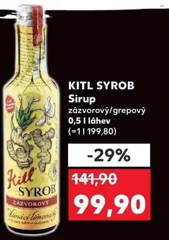 Kaufland KITL SYROB Sirup 0.5L nabídka