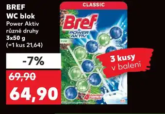 Kaufland BREF WC blok nabídka