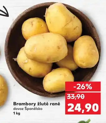 Kaufland Brambory žluté rané nabídka