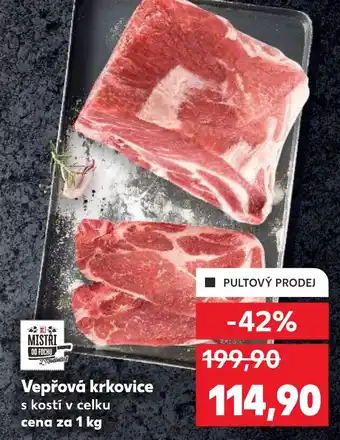 Kaufland Vepřová krkovice nabídka