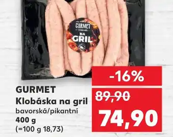 Kaufland GURMET Klobáska na gril nabídka