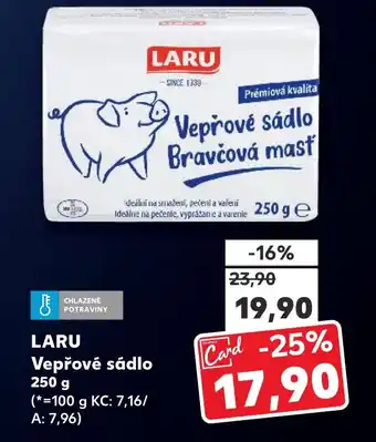 Kaufland LARU Vepřové sádlo nabídka