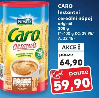 Kaufland CARO Instantní cereální nápoj nabídka