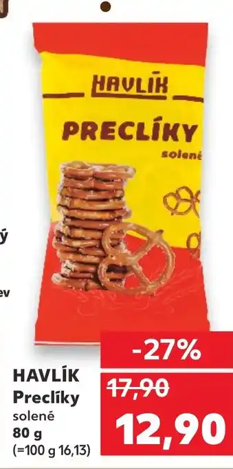 Kaufland HAVLÍK Preclíky nabídka