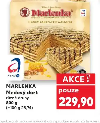 Kaufland MARLENKA Medový dort nabídka
