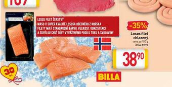 Billa Losos filet chlazený nabídka