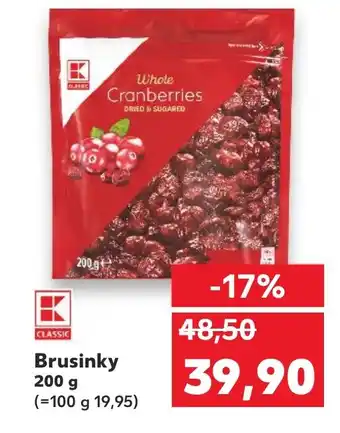 Kaufland Brusinky nabídka