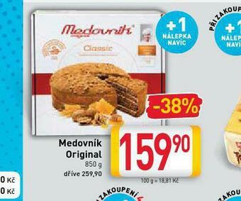 Billa Medovník original nabídka