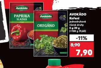 Kaufland Avokádo koření nabídka
