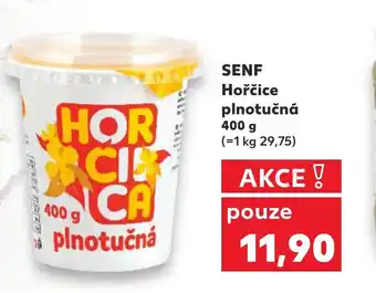 Kaufland SENF Hořčice plnotučná nabídka
