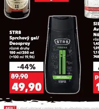 Kaufland Str8 sprchový gel nabídka