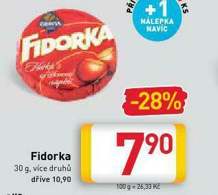 Billa Fidorka nabídka