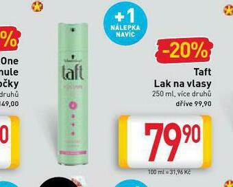 Billa Taft lak na vlasy nabídka