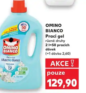 Kaufland OMINO BIANCO Prací gel nabídka