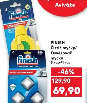 Kaufland FINISH Čistič myčky/ Osvěžovač myčky nabídka