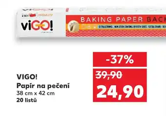 Kaufland VIGO! Papír na pečení nabídka