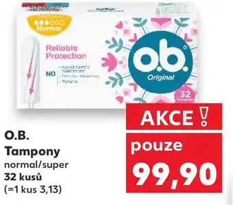 Kaufland O.B. Tampony nabídka