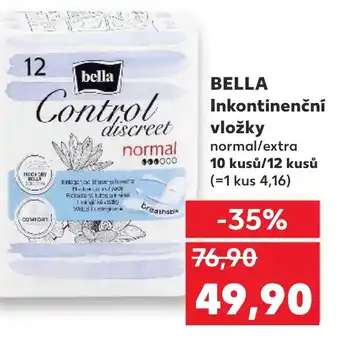 Kaufland BELLA Inkontinenční vložky nabídka