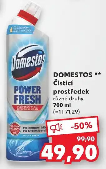 Kaufland DOMESTOS Čisticí prostředek nabídka