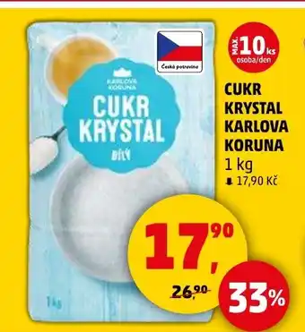 Penny Market CUKR KRYSTAL KARLOVA KORUNA nabídka