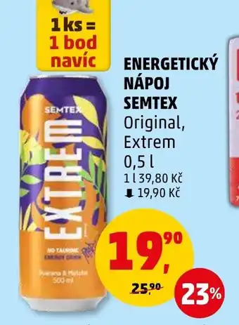 Penny Market ENERGETICKÝ NÁPOJ SEMTEX nabídka