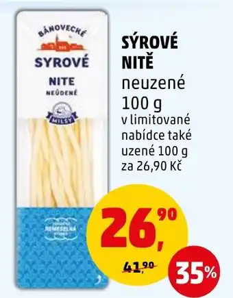 Penny Market SÝROVÉ NITĚ neuzené 100 g nabídka