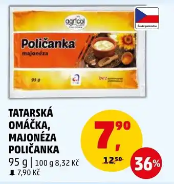 Penny Market TATARSKÁ OMÁČKA, MAJONÉZA POLIČANKA nabídka