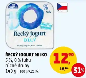 Penny Market ŘECKÝ JOGURT MILKO nabídka