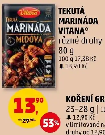 Penny Market TEKUTÁ MARINÁDA VITANA nabídka