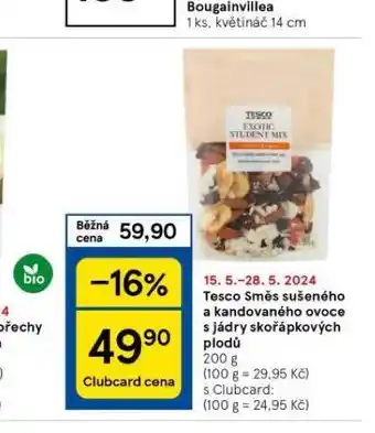 Tesco Směs sušeného a kandovaného ovoce nabídka