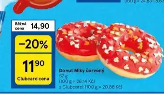 Tesco Donut nabídka