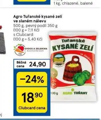 Tesco Kysané zelí nabídka