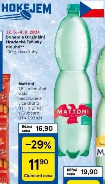 Tesco Mattoni nabídka