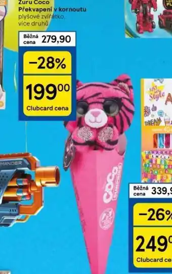 Tesco Zuru coco překvapení v kornoutu nabídka