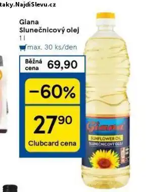 Tesco Giana slunečnicový olej nabídka