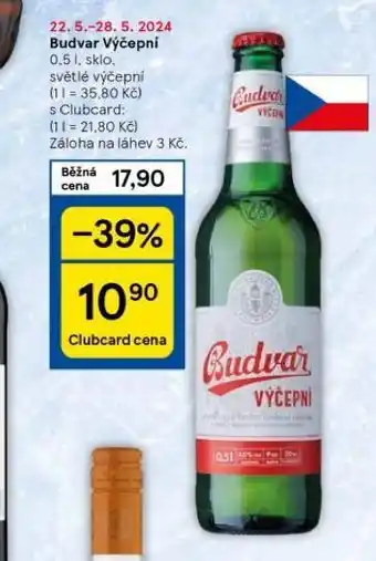 Tesco Pivo budvar nabídka