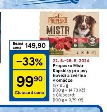 Tesco Propesko kapsičky pro psy nabídka