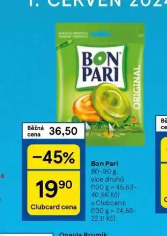 Tesco Bon pari nabídka